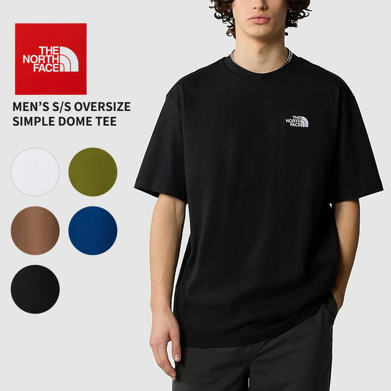 THE NORTH FACE Tシャツ 半袖 コットン オーバーサイズ NF0A87NR THE NORTH FACE Tシャツ 半袖 コットン オーバーサイズ NF0A87NR