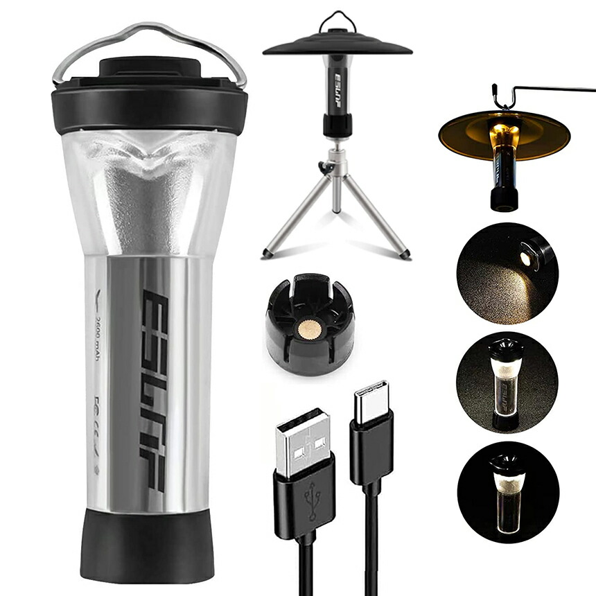 楽天市場】MotoMoto LEDランタン キャンプ多機能ミニランタン 3つ点灯