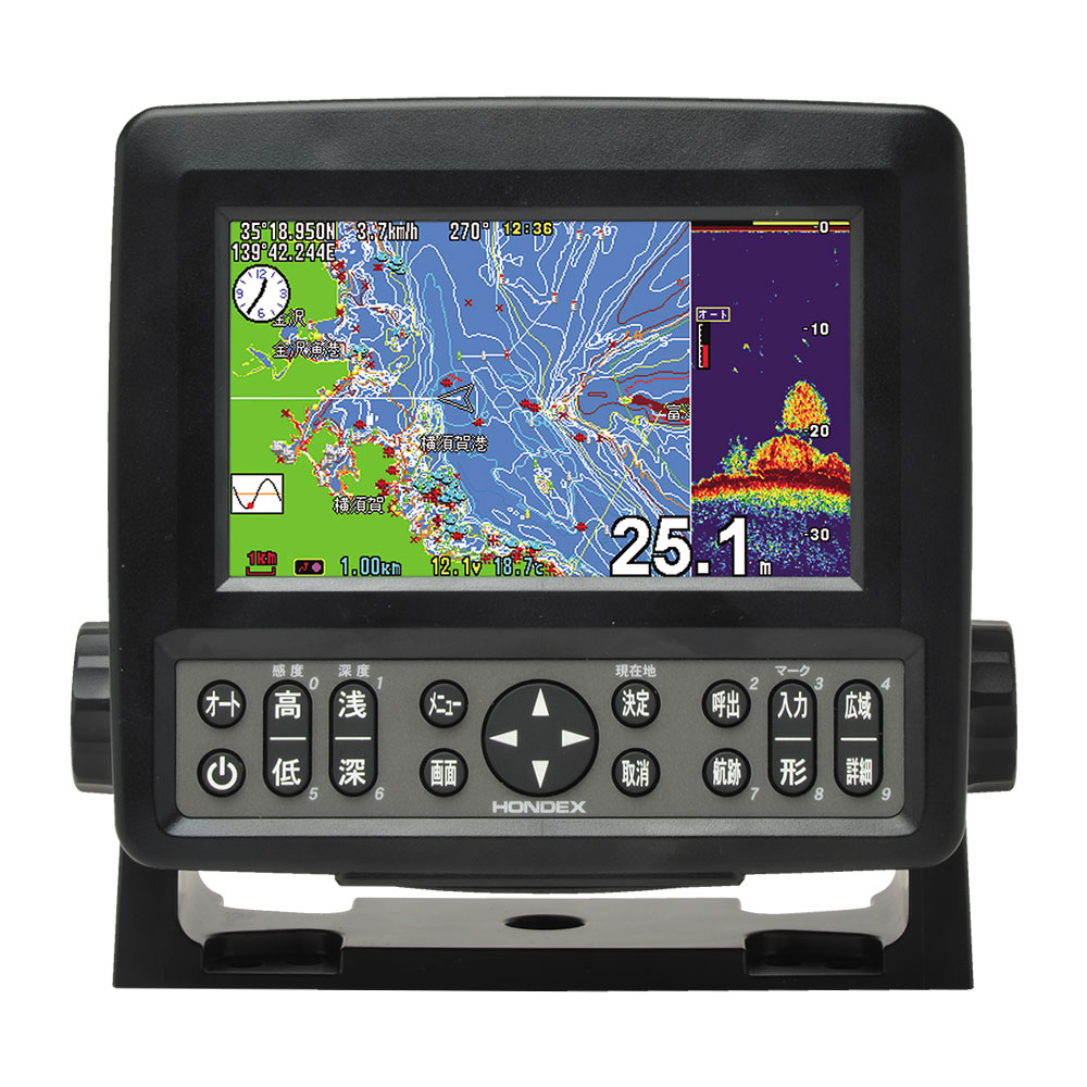 楽天市場】ホンデックス HE-8S GPSアンテナ外付仕様 8.4型 GPS 魚探 