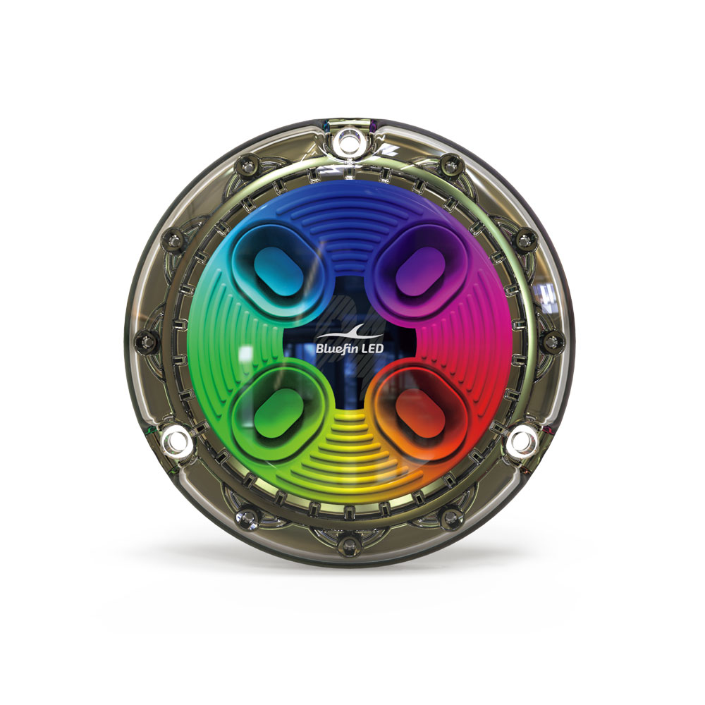 【SS継続期間中P3倍】 BlueFin LED(青みフィン)水中ともし火 Piranha P4 色つやうつり変わり