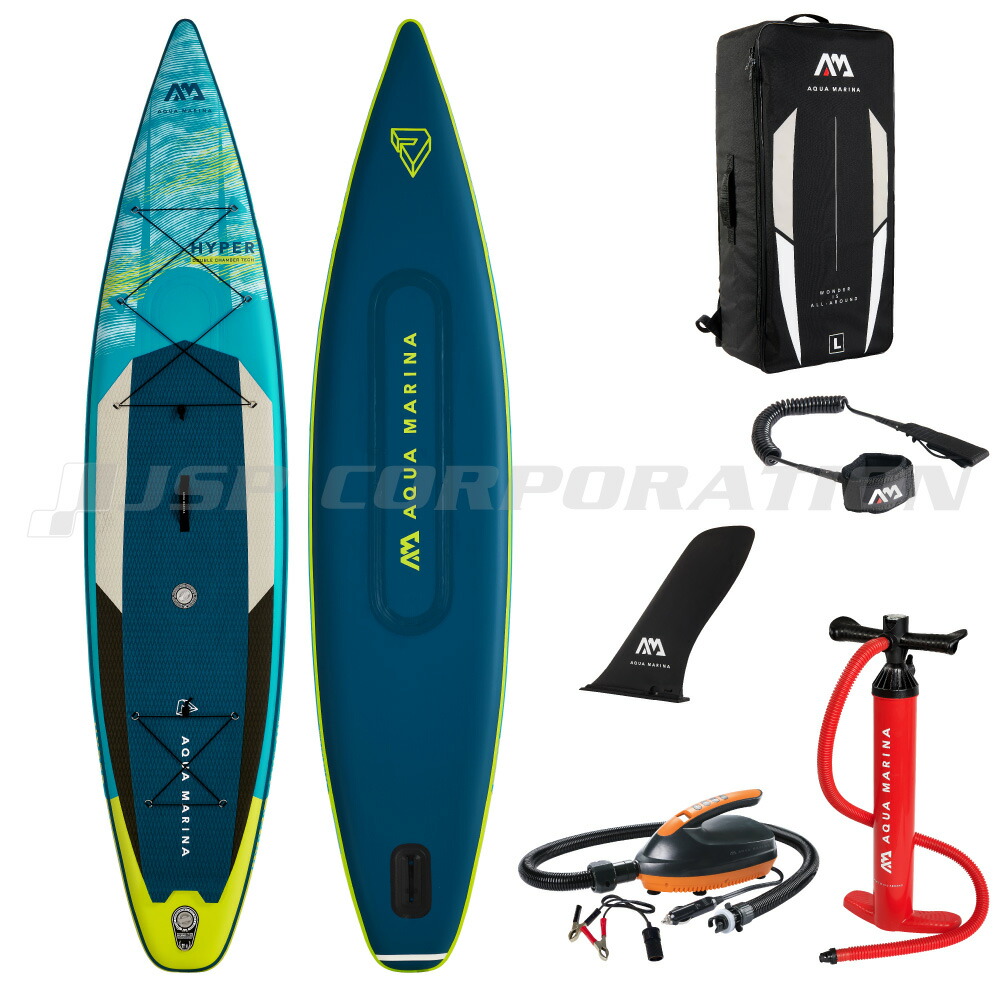 SUP インフレータブル スタンドアップパドルボード AQUA MARINA アクアマリーナ HYPER ハイパー BT-21HY02 サップボード 電動ポンプセット