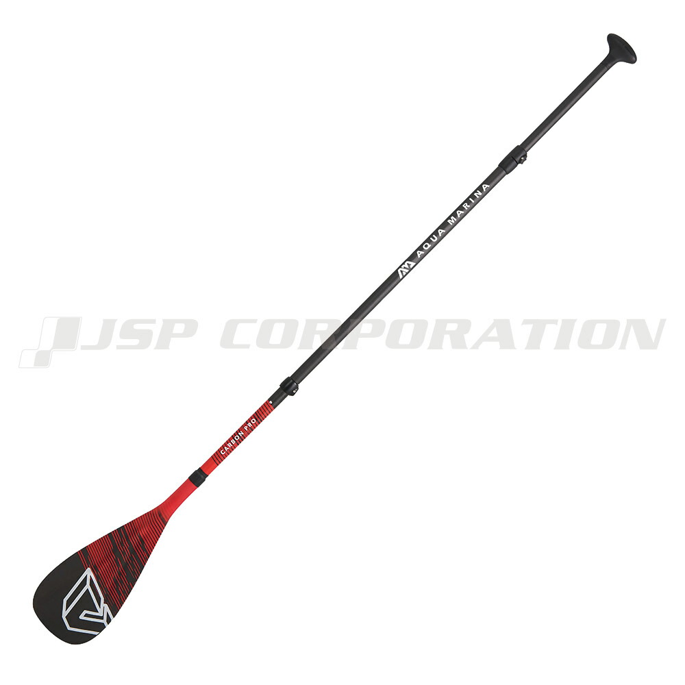 カーボン/ファイバーグラスパドル 3分割 CARBON X カーボンエックス カーボンパドル スタンドアップパドルボード用 180～220cm(2セクション)/AQUA MARINA(アクアマリーナ)