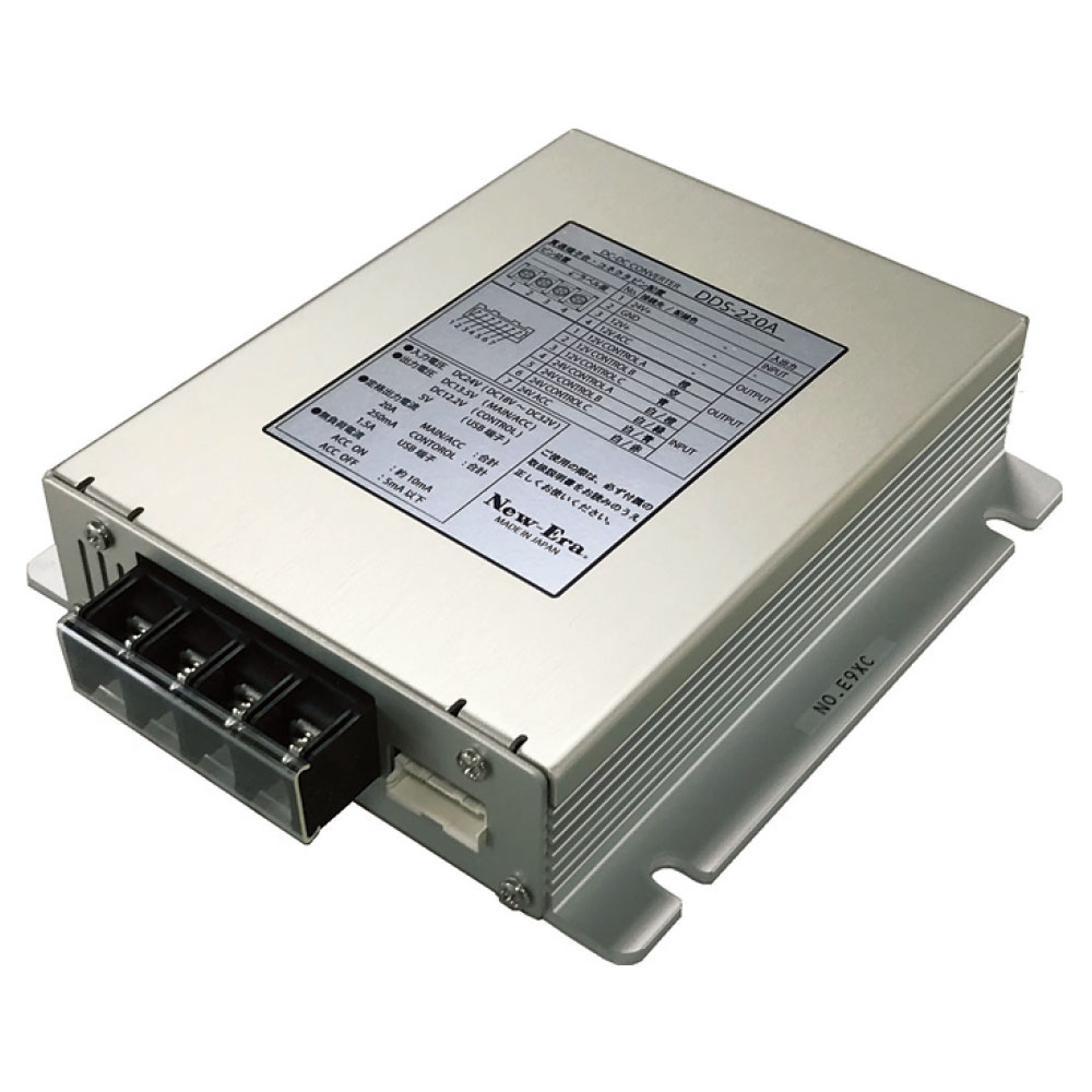 DC/DC コンバーター(24V→12V) DDS-220A