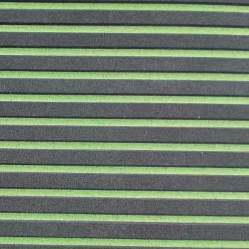 HYDRO-TURF ツートン汎用トラクションマット（テープ付き） カットグルーヴ BLACK/LIME GREEN