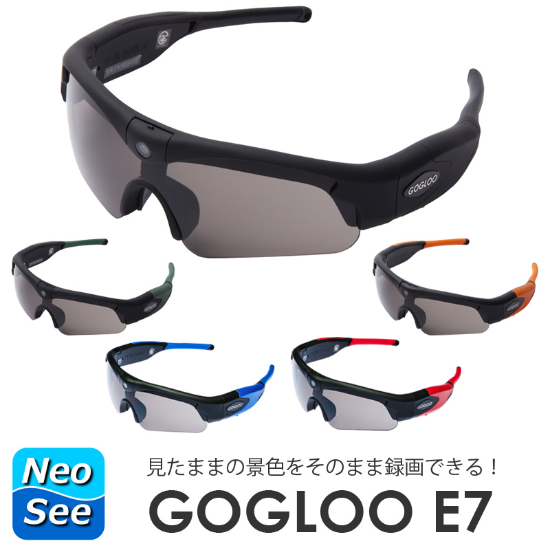 楽天市場】EYEレコーダー Gogloo E9 5色 ウェアラブルカメラ