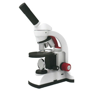 SHIMADZU 小中学生用生物顕微鏡 BA60RL-6S(114-353B) 40～600X　格納箱あり
