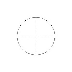 【 接眼ミクロ米突 差し交わす線 (R1510-21) 】差し交わす目盛 Crossline 点線差し交わす 外径21.0粍 / 試験 修する 精神測定検査 レチクル 目盛り マイクロスコープ 接眼水晶体 もの忠実やか 毛の荒物 金属元素