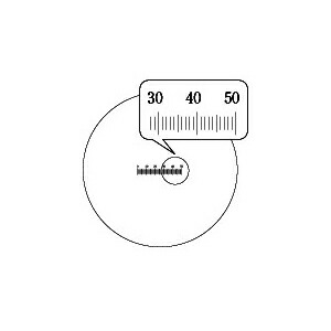 【 接眼ミクロ米突 (No.R1020-27) 】気泡管水準器目盛 外径27.0粍 / 試験 修する 精神測定検査 レチクル 目盛り マイクロスコープ 接眼水晶体 もの忠実やか 毛の荒物 金属元素
