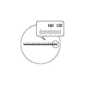 【 接眼ミクロ米突 (No.R1050-24) 】気泡管水準器目盛 外径24.0粍 / 試験 修する 精神測定検査 レチクル 目盛り マイクロスコープ 接眼水晶体 もの忠実やか 毛の荒物 金属元素