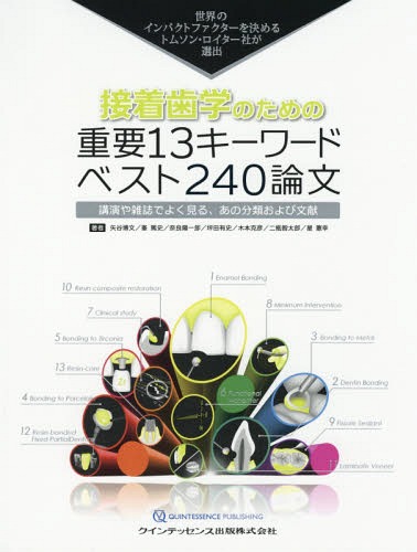 メール便利用不可 接着歯学のための重要13キーワードベスト240論文 奈良陽一郎 著 矢谷博文 著 講演や雑誌でよく見る あの分類および文献 本 雑誌 木本克彦 著 峯篤史 著 峯篤史 著 科学 医学 技術 星憲幸 著 ネオウィング 店 世界のインパクトファクターを決める