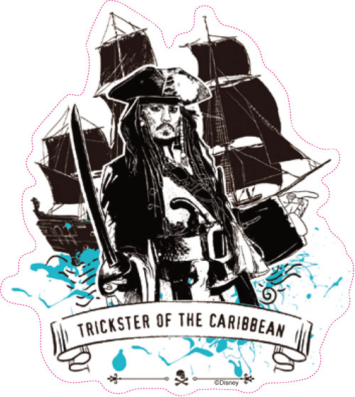 【インロック】パイレーツ・オブ・カリビアン / 最後の海賊 ダイカットステッカー B【2021年6月発売】[グッズ]画像