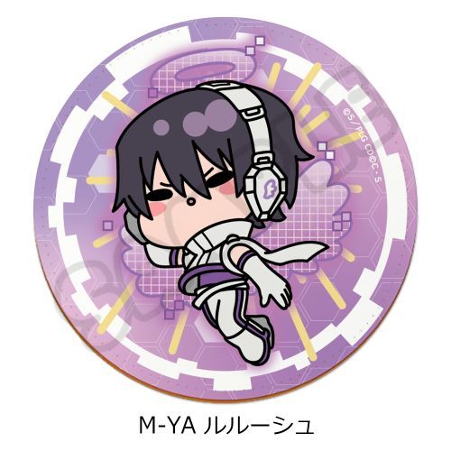 【シンクイノベーション】『コードギアス 反逆のルルーシュ』 レザーコースター M-YA (ルルーシュ)【2025年9月発売】[グッズ]画像