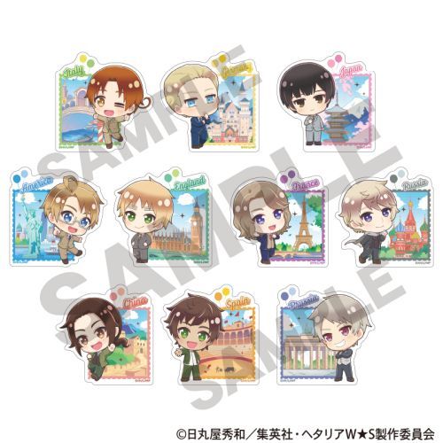 【クラックス】ヘタリア World★Stars トレーディング アクリルクリップ ちまにわ BOX【2025年10月発売】[グッズ]画像