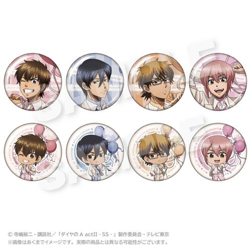 【ステラノーツ】ダイヤのA act II - Second Season - トレーディング 缶バッジ バルーンスーツ Ver. BOX【2026年4月発売】[グッズ]画像