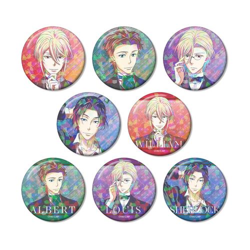 【アルマビアンカ】TVアニメ 「憂国のモリアーティ」 トレーディング Ani-Art clear label ホログラム缶バッジ BOX【2026年5月発売】[グッズ]画像