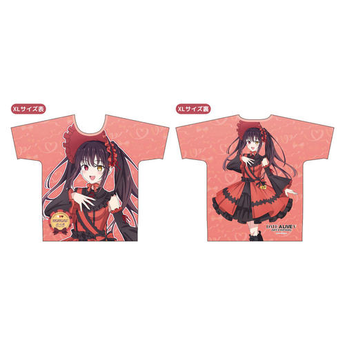 【グルーヴガレージ】デート・ア・ライブ V デート・ア・バースデー202606 フルグラフィックTシャツ 狂三【2026年6月発売】[グッズ] XL