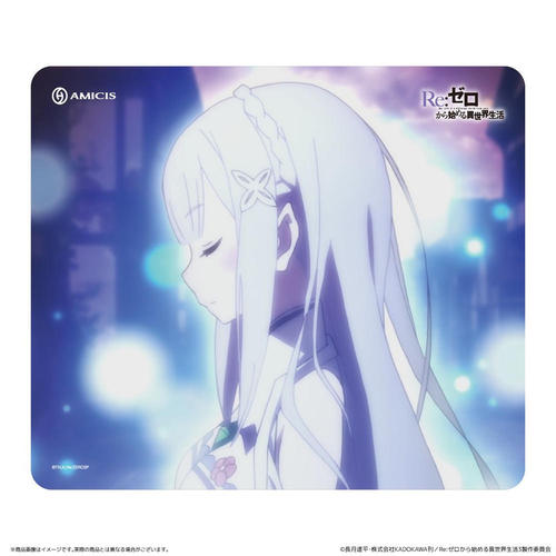 【Smarprise】Re:ゼロから始める異世界生活 AMICIS ガラスマウスパッド エミリア Edition【2026年12月発売】[グッズ]｜ネオウィング 店