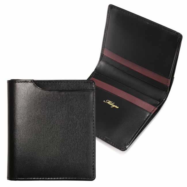 New限定品 楽天市場 財布 メンズ 二つ折り ブランド二つ折り財布小銭入れあり パスケース 定期入れ スリムコンパクト 小型 本革グレイスレザー カード6枚 札入れ1室 小銭入れ 外側 本革 レザー 革 本革 牛革 男性用財布 紳士用財布 Milagro ブラック ボルドー Nep