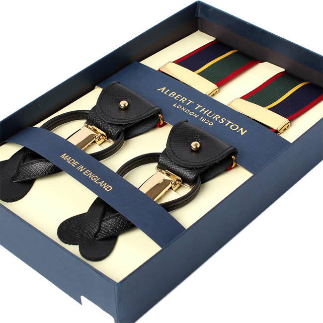 魅力的な 楽天市場 英国製 イギリス製 サスペンダー メンズ 紳士 男性用 牛革 レザー 本革 革 フォーマル Y型 40ミリ幅 サスペンダー Albert Thurston アルバートサーストン ストライプ 2ウェイ 吊革 クリップ両用 Nep ネップ メンズ館 希少 Www Consulacam