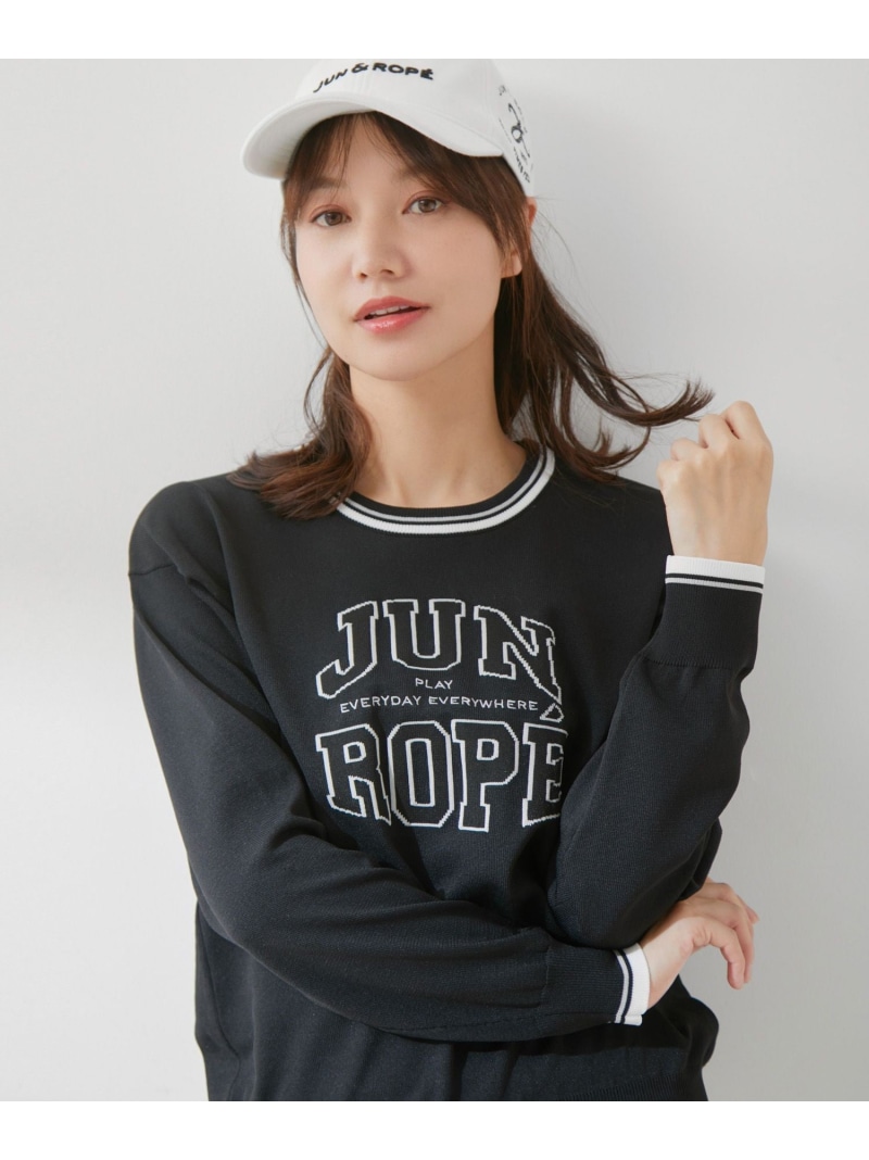 JUN&ROPE ジュンアンドロペ M モックネック リボン JUN&ROPE ジュンアンドロペ M モックネック リボン