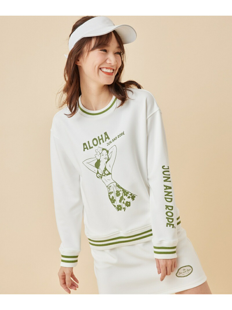 ピンナップガール長袖プルオーバー Junrope ジュンアンドロペ