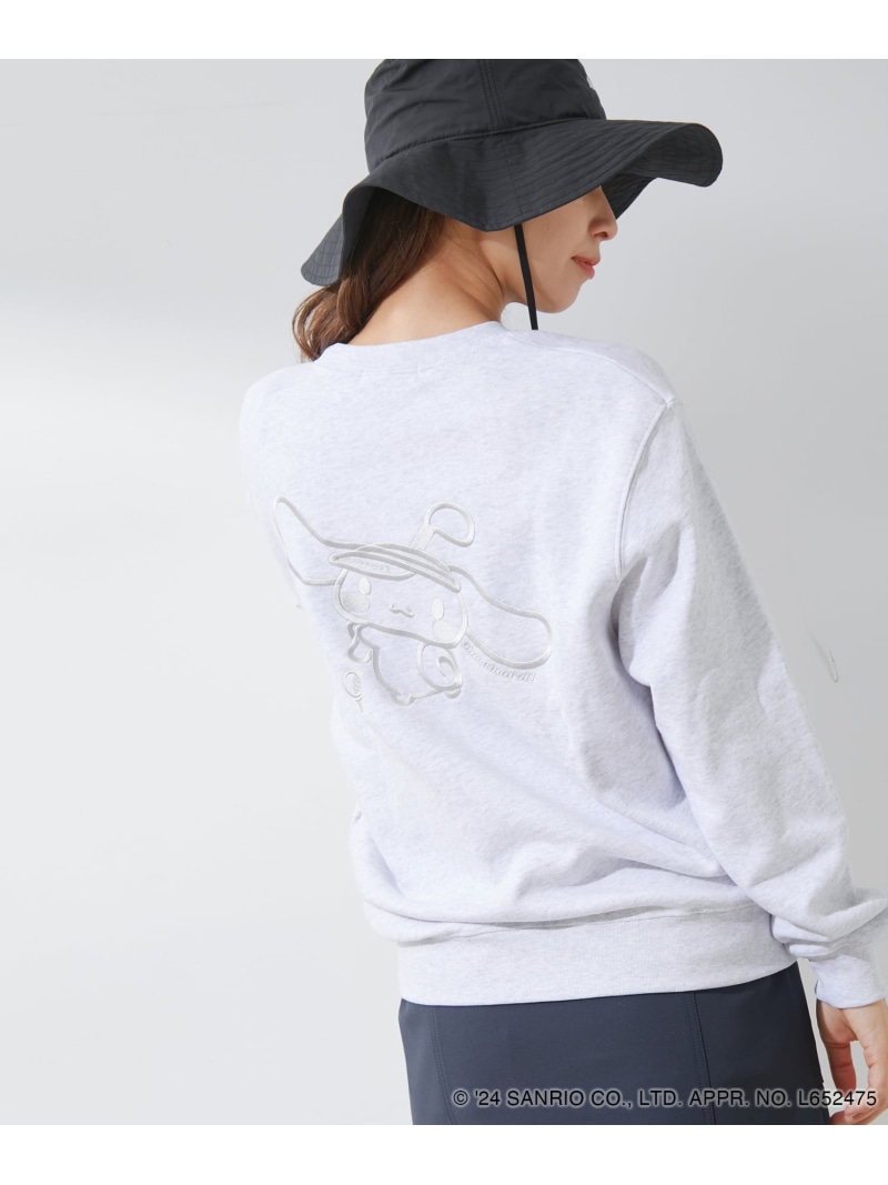 【シナモロールコレクション】バック刺繍トレーナー JUN&ROPE' ジュンアンドロペ トップス スウェット・トレーナー グレー ネイビー イエロー【送料無料】[ Fashion]
