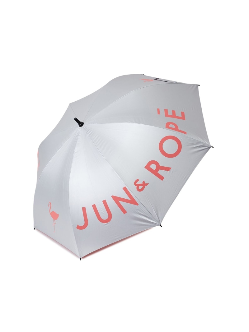 フラミンゴプリントアンブレラ/UV JUN&ROPE' ジュンアンドロペ ファッション雑貨 傘・長傘 ホワイト【送料無料】[ Fashion]｜JUN＆ROPE