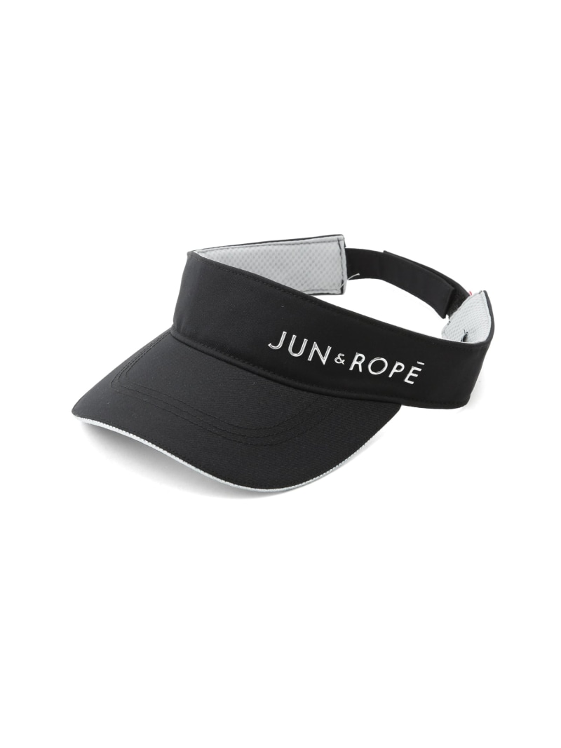 立体シルバーロゴツイルバイザー JUN\u0026ROPE\u0027 ジュンアンドロペ かぶり笠 サンバイザー 米国海軍 白いこと 薄墨色 黒いこと【貨物輸送無料】[ Fashion]