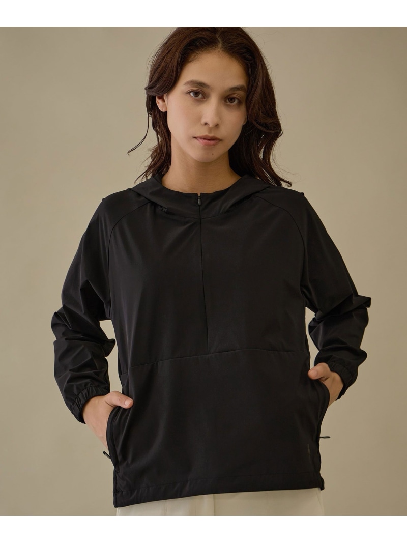 【NOIR】【撥水】ナイロン2WAY ウィンドジャケット JUN&ROPE' ジュンアンドロペ トップス パーカー・フーディー ベージュ ブラック【送料無料】[ Fashion]