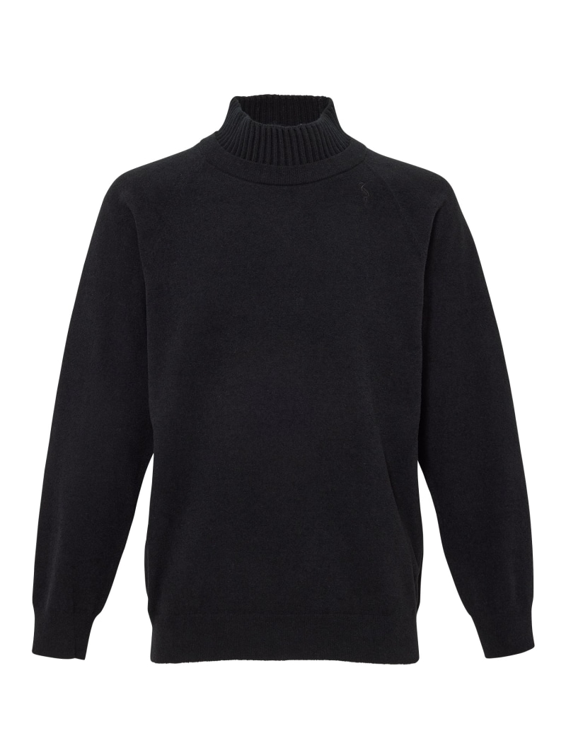 【SALE／40%OFF】【NOIR】フェイクレイヤーハイネックセーター JUN&ROPE' ジュンアンドロペ トップス ニット ブラック ベージュ グレー【RBA_E】【送料無料】[ Fashion]｜JUN＆ROPE