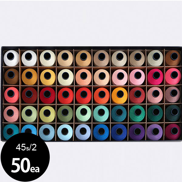 【お取り寄せ】( ミシン糸 ) COCO CORE THREAD ミシン糸 50ea （50色セット） │ 1700M ※宅配便のみ受付※ 【 商用利用可 】｜Tyvek 滑り止め特殊生地のNESSHOME