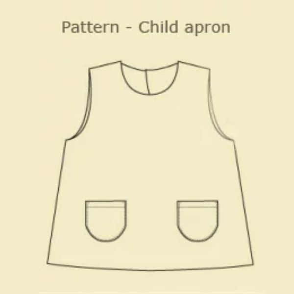 楽天市場】( 型紙 ) 子供エプロン childen Apron110 手作り 手芸