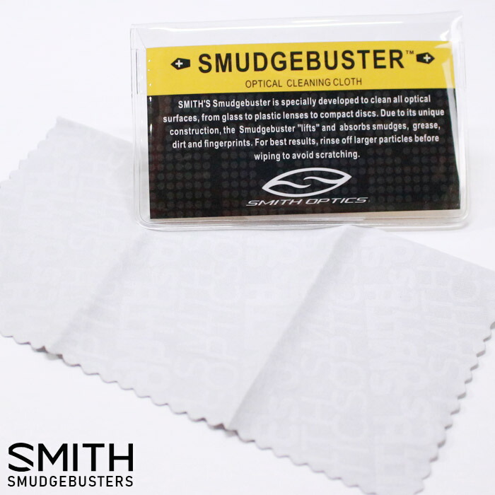 スノーボード クリーニングクロス スミス SMITH SMUDGEBUSTERS スマッジバスター ゴーグル レンズ拭き スノボー サイズ調整  ウィンター 冬 ゲレンデ メンズ レディース ユニセックス 男性 女性 数量限定!特売