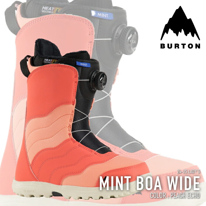 BURTON PEACH BOA 25cm　バートン　ブーツ　ピーチ　ボア BURTON PEACH BOA 25cm バートン ブーツ ピーチ ボア BURTON PEACH BOA