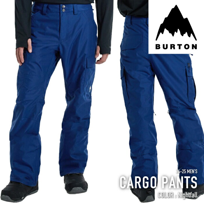 レビューでクーポン★[日本正規品] スノーボード ウェア パンツ バートン 2025 BURTON Men's CARGO 2L PANTS Nightfall メンズ 24-25｜Ne.S.T