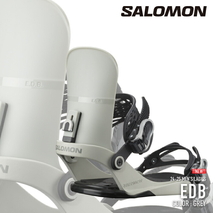 楽天市場】【新品未使用】24-25 SALOMON BINDING EDB GREY M 安心保証