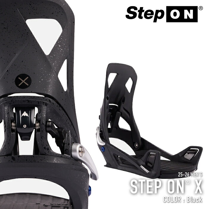 【楽天市場】レビューでクーポン★[日本正規品] スノーボード ビンディング バートン BURTON MEN'S STEP ON X Black ...