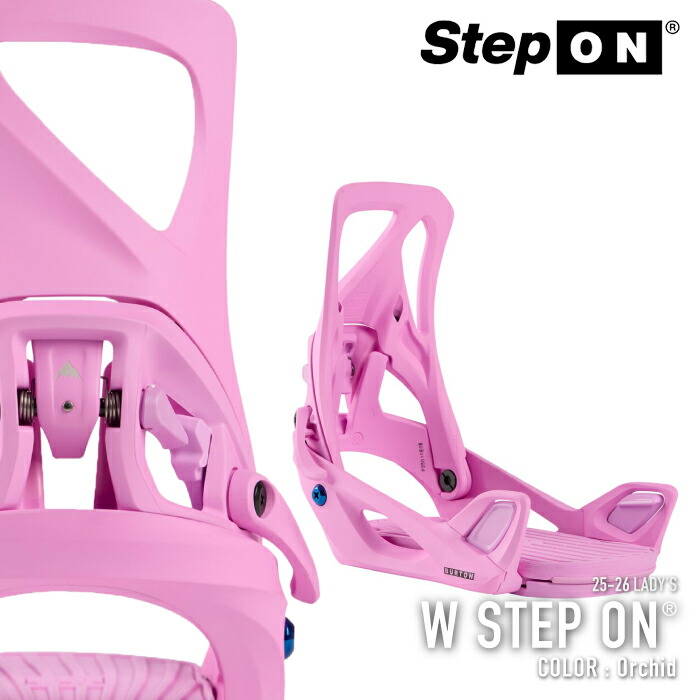 レビューでクーポン★[日本正規品] スノーボード ビンディング バートン BURTON WOMEN'S STEP ON Orchid ステップオン バインディング レディース 25-26