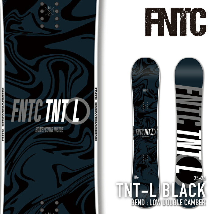 レビューでクーポン★[日本正規品] スノーボード 板 エフエヌティシー FNTC TNT L Black ティーエヌティー エル メンズ レディース 25-26 35,607円