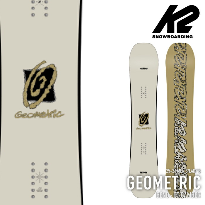 楽天市場】スノーボード 板 メンズ 単品 K2 ケーツー GEOMETRIC