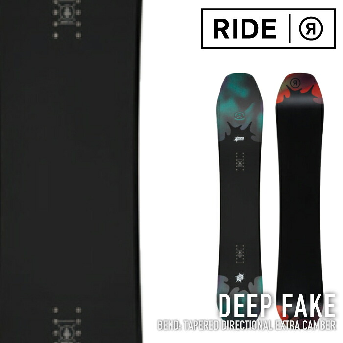レビューでクーポン★[日本正規品] スノーボード 板 ライド RIDE DEEP FAKE ディープ フェイク メンズ レディース 25-26