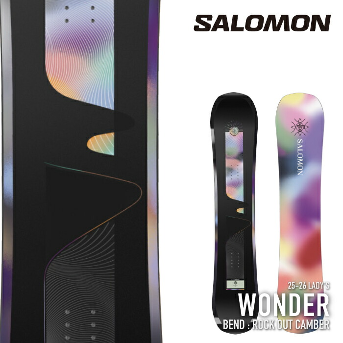 楽天市場】サロモン スノーボード 板 レディース ワンダー