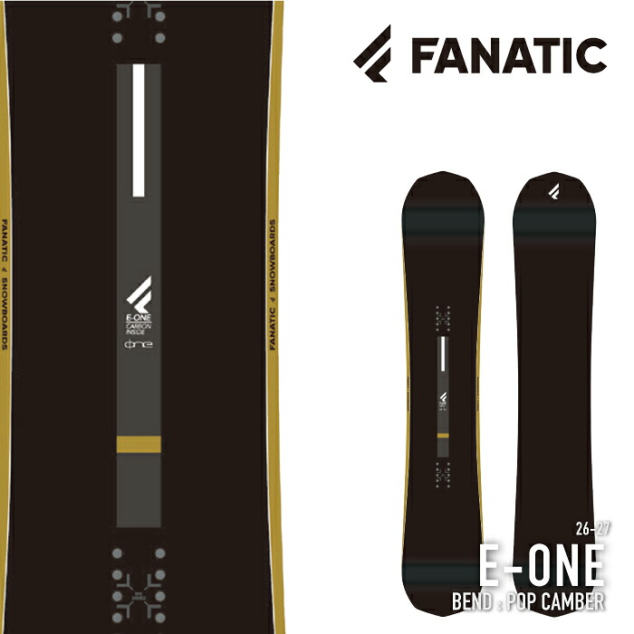 【楽天市場】レビューでクーポン★[日本正規品] スノーボード 板 ファナティック FANATIC E-ONE イーワン メンズ 26-27 ...