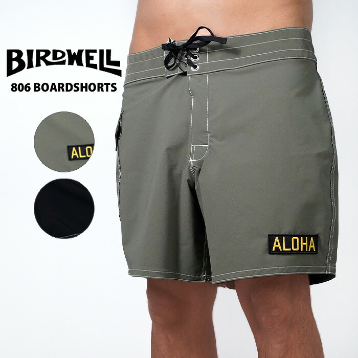 レビューでクーポン★バードウェル サーフトランクス BIRDWELL 806 BOARDSHORTS サーフパンツ ボードショーツ サーフショーツ 水着 短パン ハーフパンツ 海パン 海水浴 プール アメリカ製 USA サーフィン メンズ 男性