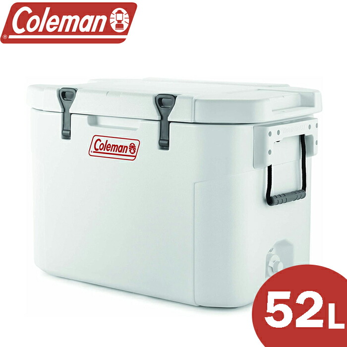 即発送可能 クーラーボックス White C001 55qt Cooler Coleman クーラーボックス コールマン 最後の1点 52l ギフト ホワイト プレゼント スポーツ 部活 釣り q アウトドア キャンプ 大型 Www Wbnt Com