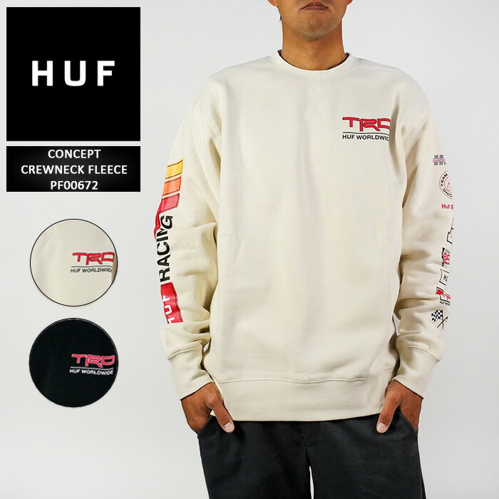 関税込み♪コラボ【HUF】x Toyota TRD ロゴ ★ スウェット TOYOTA CONCEPT HUF TRD コラボ TOYOTA RASHING DEVLOPMENT