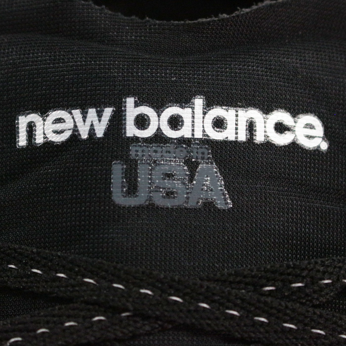 [新品・未使用]ニューバランススニーカー靴newbalance950V2MILLITARYWIDEMADEINUSAM950B2N2EBlackデッドストック米軍支給モデルミリタリートレーナー黒メンズ男性ローカット