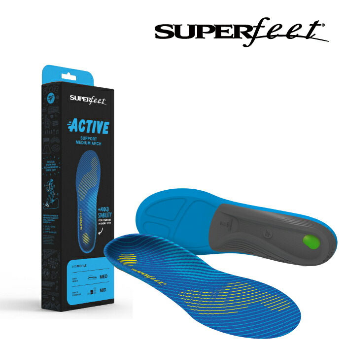 楽天市場】スーパーフィート インソール SUPERFEET ACTIVE