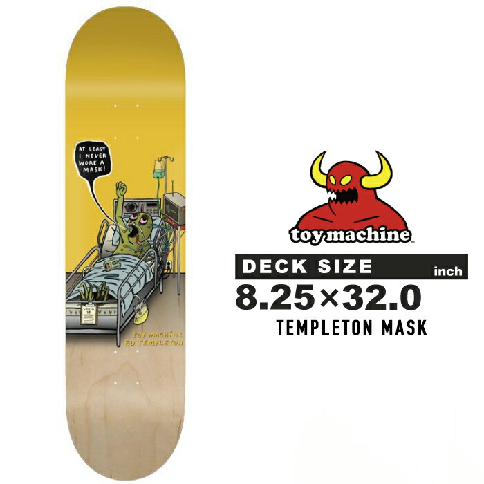 楽天市場】スケートボード デッキ トイマシーン TOY MACHINE TM