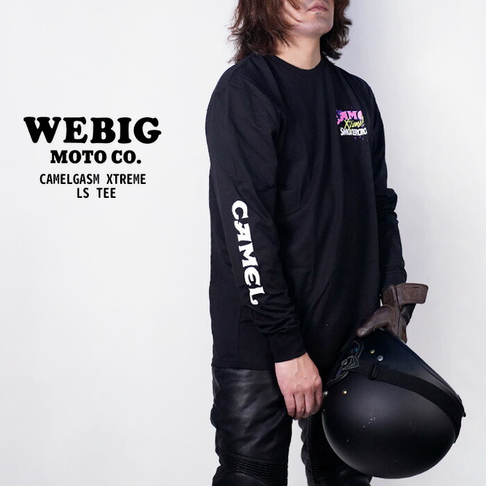 レビューでクーポン★ロンT WEBIG MOTO エクストリームロングスリーブTシャツ CAMELGASM XTREME LS TEE ロンT Tシャツ バイク モーターサイクル エンデューロ モトクロス 男性 メンズ 女性 レディース ユニセックス
